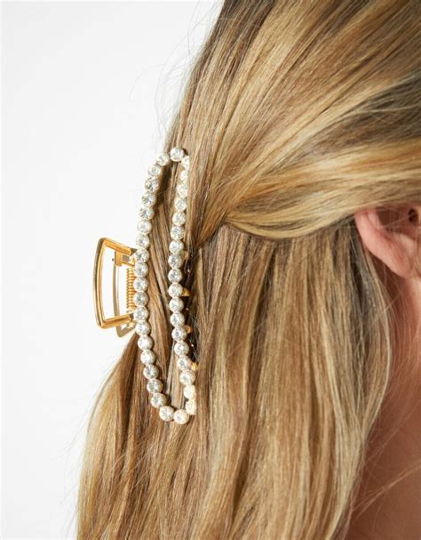 Gucci Fermaglio Per Capelli Con Strass 